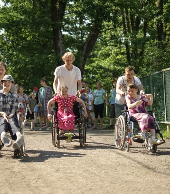 Installations sportives à l’orphelinat de Belskoye Ustye