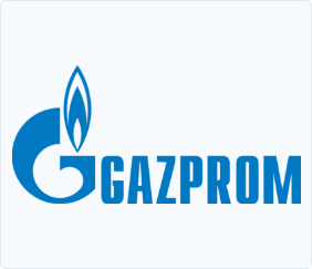 Logo Gazprom Logo Gazprom